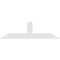 Ekena Millwork Portland Architectural Grade PVC Gable Bracket, 72"W x 21"H x 4"D x 6"F, 7/12 Pitch GBP072X21X0406POR00 - alternate 2